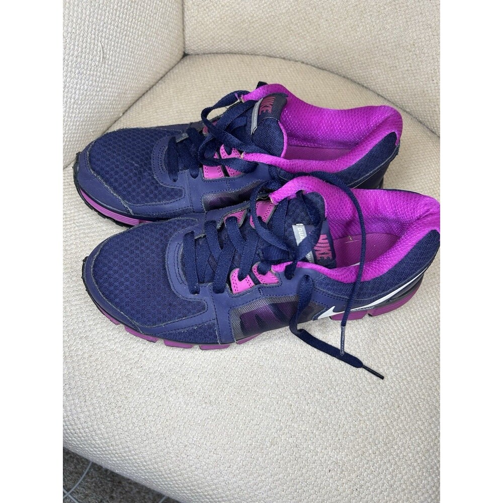 Nike Dual Fusion ST2 Women’s Purple/Blue Lace-Up Low Top Sneakers 454240-500